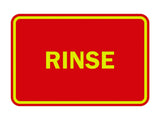 Signs ByLITA Classic Framed Rinse Sign