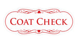 Signs ByLITA Designer Coat Check Sign
