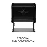 Personal And Confidential Rubber Stamp