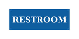 Basic Restroom Wall or Door Sign