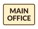 Signs ByLITA Classic Framed Main Office Sign