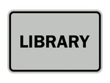 Signs ByLITA Classic Library Sign