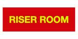 Signs ByLITA Basic Riser Room Sign