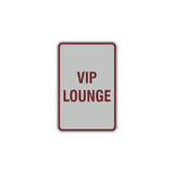 Portrait Round Vip Lounge Sign