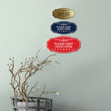 Victorian Please Keep Door Open Wall or Door Sign
