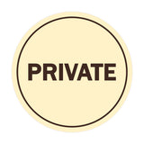 Signs ByLITA Circle Private Sign