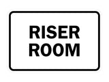 Signs ByLITA Classic Framed Riser Room