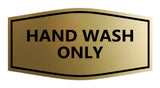Signs ByLITA Fancy Hand Wash Only Sign