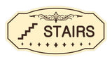 Victorian Stairs Sign