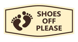 Signs ByLITA Fancy Shoes Off Please Remove Sign