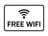 FREE WIFI AVAILABLE Wall / Door Sign