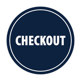 Signs ByLITA Circle Checkout Sign