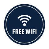 Signs ByLITA Circle Free WiFi Sign