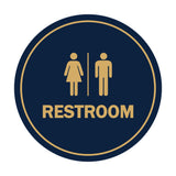 Signs ByLITA Circle All Gender Restroom Sign