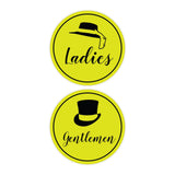 Signs ByLITA Circle Ladies and Gentlemen Sign Set