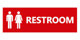 Signs ByLITA Basic Unisex Restroom Sign