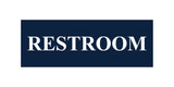Basic Restroom Wall or Door Sign