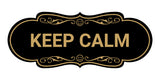 Designer Keep Calm Wall or Door Sign