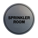 Signs ByLITA Circle Sprinkler Room Sign