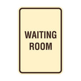 Portrait Round Waiting Room Sign