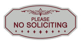 Signs ByLITA Victorian Please No Soliciting Sign