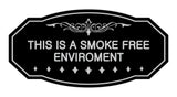 Victorian This Is A Smoke Free Environment Sign