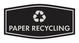 Fancy Paper Recycling Wall or Door Sign