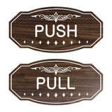 Victorian Push Pull Sign Set
