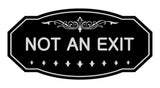 Victorian Not An Exit Sign