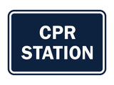 Signs ByLITA Classic CPR Station Sign