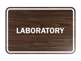 Signs ByLITA Classic Framed Laboratory Sign