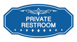 Victorian Private Restroom Sign