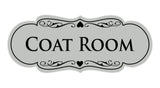 Signs ByLITA Designer Coat Room Sign