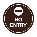 Signs ByLITA Circle No Entry Sign