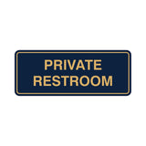 Signs ByLITA Standard Private Restroom Sign