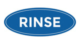 Oval Rinse Sign