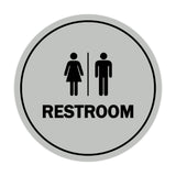 Signs ByLITA Circle All Gender Restroom Sign