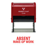 ABSENT Make-up Work Teacher Self Inking Rubber Stamp
