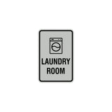 Portrait Round Laundry Room Sign