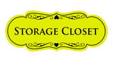 Signs ByLITA Designer Storage Closet Sign