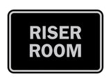 Signs ByLITA Classic Framed Riser Room