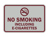 Signs ByLITA Classic Framed No Smoking Including E-Cigarettes Sign