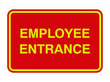 Signs ByLITA Classic Framed Employee Entrance Sign