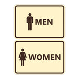 Signs ByLITA Classic Framed Men Women Sign Set