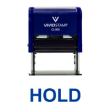 HOLD Self Inking Rubber Stamp
