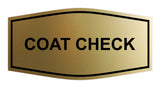 Signs ByLITA Fancy Coat Check Sign
