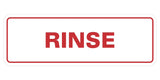 Signs ByLITA Standard Rinse Sign