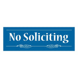 Decorative No Soliciting Sign