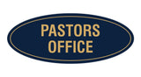 Signs ByLITA Oval Pastors Office Sign