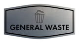 Fancy General Waste Wall or Door Sign